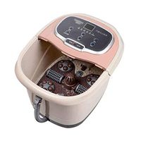 Foot Massagers Foot Bath Household Electric Foam Basin Automatic Massage Heating Foot Bath Heating Heated Footbath Suitable for Sending Loved Ones Massage Tools (Color : White, Size : 463731cm)