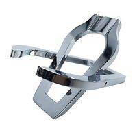 FULUSHOU Stainless Steel Foldable Tobacco Smoking Cigar Pipe Stand
