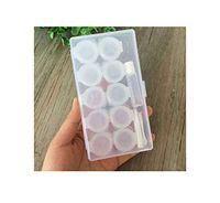 1 Set Travel Glasses Contact Lenses Box Contact Lens Case Eyes Care Kit Holder Container Gift Eyeglasses,Transparent E