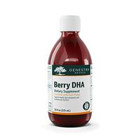 Genestra Brands - Berry DHA - Omega-3 Fatty Acids, Anthocyanins, and Vitamin C - 7.6 fl. oz. - Berry and Tropical Fruit Flavor