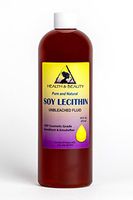 Lecithin Soy Unbleached Fluid Liquid Emulsifier Emollient Stabilizer Pure 64 oz
