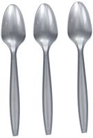 Amscan Silver Plastic Spoon Big Party Pack, 100 Ct.