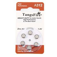 6pcs TangsFire 1.4V A312 Hearing Aid Zinc Air Batteries Silver