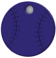 The Sensory University Chewy Charms Oral Motor Tubes by Chew Stixx (Baseball)