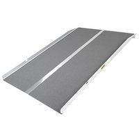 Silver Spring Aluminum Threshold Ramp for 8" H Rise - 48" L x 30" W