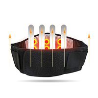 Ckssyao Lower Back Support - Support for Chronic Pain Sciatica Nerve and Disc Herniation Or Slipping Waist Adjustable Waistband for Pain Management and Relief,Black