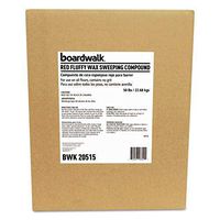 Boardwalk Economic Wax-Based Sweeping Compound, Red, Grit-Free, 50Lbs, Box