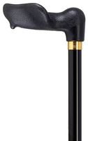Unisex Adjustable Palm Grip Cane Metallic Black   -Affordable Gift! Item #DHAR-9050908