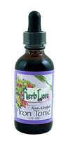 Iron Tonic - All Natural Liquid Iron Supplement for Kids - Non Constipating Iron Drops for Infants & Toddlers - Gentle Plant Based Infant Iron Supplements - 2 Ounce - Herb Lore