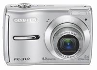 Olympus FE-310 8MP Digital Camera with 5x Optical Zoom (Silver)