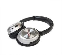 Solitude XCS2, Active Noise Canceling Headphones, Patented Dual Driver, Over-Ear, Silver, Noise Reduction, Work Headphones, School Headphones, Airplane Travel, Checkout The New Wireless Solitude WX1