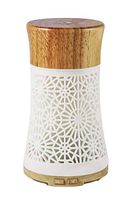Anthun Essential Oil Diffusers,120ml Fragrant Room Sprays Ultrasonic Aroma Mist Atomizer BPA-Free, Waterless Auto-Off, 7 Color LED Lights for Office Home Bedroom Living Room Study Yoga Spa-Wooden Lid