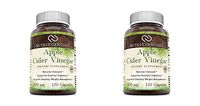 Nutri Essentials Apple Cider Vinegar Capsules - Weight Loss, Detox Pills - Natural Cleanser, Fat Burner Dietary Supplement, 120 Count, 500 Mg (2 Pack)