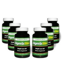 DigestaSlim | Weight Loss Formula | Energy Booster | Increase Healthy Gut | Absorb Fewer Calories | Fat Burning | All Natural Herbal Dietary Supplement | 180 Day Supply