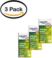 PACK OF 3 - Equate Allergy 24 Hour Indoor & Outdoor Tablets, 45 ct