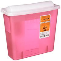 Sharps Disposal Unit, Sharps Container, 5 Quart, Red Mds705153-1 Each