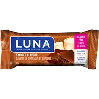 LUNA BAR - Gluten Free Snack Bars - S'mores Flavor - (1.69 Ounce Snack Bar, 6 Count)