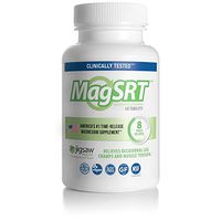 Jigsaw Health - MagSRT - Premium, Organic, Slow Release Magnesium - Active, Bioavailable Magnesium Malate Tablets - 60 Tablets