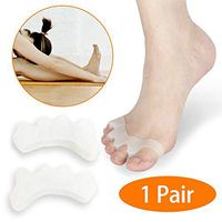 Toe Separators, Toe Straighteners, Toe Spacers, Bunion Corrector & Hammer Toe Straightener for Foot Pain Relief and Correct Your Toes Naturally
