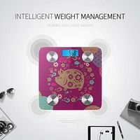 LYAOE Bluetooth Body Fat Scale Happy Chinese New Year 2019 Year Smart Wireless Scale with LCD Display Measuring Body Weight Bmi and Health Digital Scale