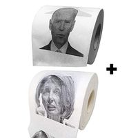 Minch Nancy and Joe Biden Toilet Paper, Novelty Political Gag Gift - Prank Funny Toilet Paper 2Pc