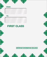 EGP Double Window Tax Organizer Mailing Envelope, Moisture Seal, Size 9.5 x 11.5, Quantity 100