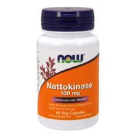 Nattokinase, 100 mg, 60 Vcaps by Now Foods (Pack of 4)