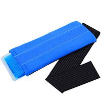 Large Gel Ice Pack for Injuries with Strap by Kinetic Labs – Reusable Hot Cold Gel Pack Wrap for Back, Shoulder, Knee, Hip, Neck, Headache, Surgery