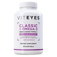 Viteyes Classic AREDS 2 + Omega-3 Macular Health Formula Softgels, Eye Health Vitamin for Vision Protection, 270 Softgels