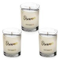 LUNA CANDLE CO. Dreamer - Lavender Scented Luxurious Candles - 11 Oz (3 Pack)