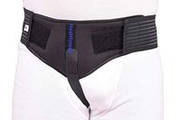 Healthnode(TM) Inguinal Hernia Belt for Men Post Surgery Pain Relief/Groin Truss Brace Hernia Pain Relief 1 Compression Pressure Foam Pad Comfortable&Adjustable Foam Pad (Large, Black -Right)