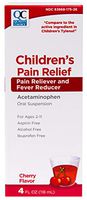 QC Children's Pain Reliever Cherry 4 FL OZ