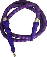 PHARAOH'S Silk Purple Hookah Hose, Washable W/a Grommet & 10 Mouth Tips
