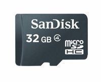 SanDisk 32GB MicroSDHC Class 4 Card SDSDQ-032G-A11M