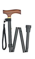 Extra Short Folding Cane 28.5 to 32.5 Inches with Wrist Strap