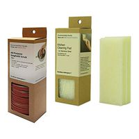 Goodbye Detergent All Purpose 2-Piece Spaghetti Scrub with 2-Piece Kitchen Cleaning Pad, Stainless Steel