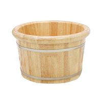 Foot Tub,Foot Bath Tub,Solid Wood Foot Soaking Barrel Bucket,Foot Spa Wooden Tub,Wood Foot Washing Barrel,Foot Wooden Barrel,Foot-Soaking Barrel