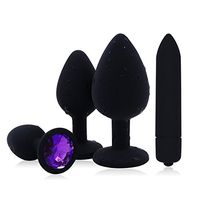 4PCS Female Enema Kit Heart Shaped BūttPlugs Douche System for Couples