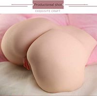 HaiBaoBao 5KG/11.0lb 3D Live Séxy Dolly Women Female Torso Full Body Lifesize Women Torso Double Holes Big A-s-s TPE Silicone Gāy Toy Realistic Body Six Dôlls Male Toys Gifts for Men