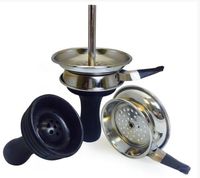 NEW! Silicone Hookah Bowl with Metal Charcoal Lid - Indestructible Hookah Bowl!