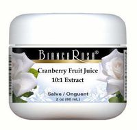 Extra Strength Cranberry Fruit Juice 10:1 Extract - Salve Ointment (2 oz, ZIN: 514170) - 2 Pack