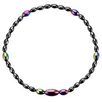 DLNCTD 12 Types Weight Loss Magnet Anklet Colorful Stone Magnetic Therapy Bracelet Weight Loss Product Slimming Health Care Jewelry,12