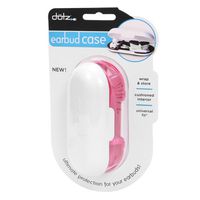 Dotz Earbud Case, Protection and Storage for Earbuds, Including Wireless Earbuds, Pink (EBC38M-CPK)