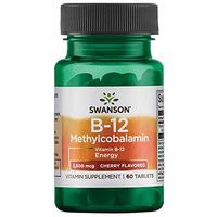 Swanson Methylcobalamin High Absorption Vitamin B-12 2.5 Milligrams 60 Tabs