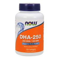 DHA-250, 120 Sgels by Now Foods (Pack of 6)