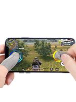 8 Pcs Mobile Games Finger Set, Breathable Mobile Game Controller Finger Sleeve Touch Screen Finger Cot,Anti-Sweat Suit with Touch Screen Finger