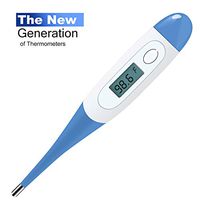 Medical Oral Thermometer for Fever Test with Flexible Tip, Body Temperature Fast Reading Oral Rectal Underarm Fever Indicator for Children Kids Adults & Babies