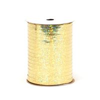 Berwick GL10015 Glitter Uncrimped Curling Ribbon, 3/16-Inch Wide by 100-Yard Spool, Gold