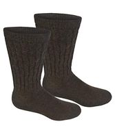 Alpaca Diabetic/Therapeutic Socks (X-Large, Brown)