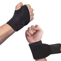 Wrist Support, Wrist Strap, Wrist Brace, Hand Support for Arthritis and Tendinitis, Wrist Compression Wrap with Pain Relief, Fit for Both Left Hand and Right Hand Arm Supports